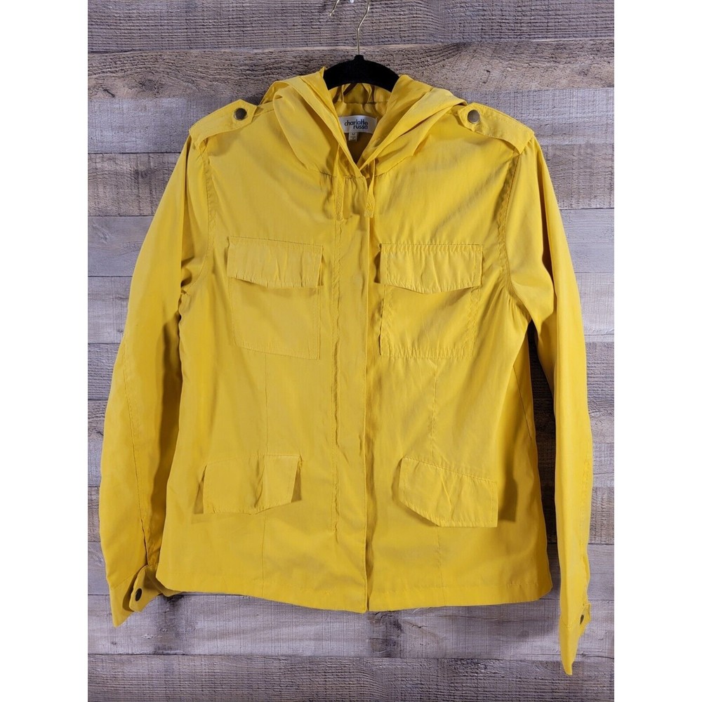 Charlotte Russe Utility Jacket Yellow Size Large (M)